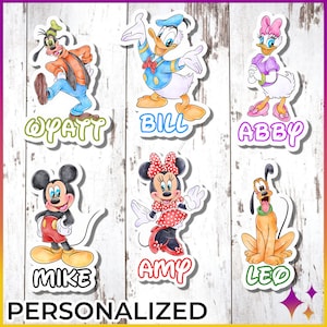 Disney Cruise Door Magnet | Mickey Donald Minnie Goofy Pluto Cruise | Cruise Cabin Door Decoration Decor Magnet | Cruise Door Magnets Disney