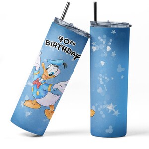 Personalized Donald Disney Park Disney Cruise Tumbler Cup Disney World Cup Disneyland Cup Disney Park Family Vacation Trip Gift