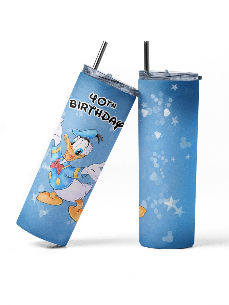 Personalized Donald Disney Park Disney Cruise Tumbler Cup Disney World Cup Disneyland Cup Disney Park Family Vacation Trip Gift