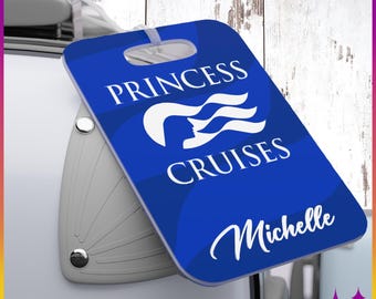 Princess Cruise Luggage Tag | Personalized Princess Cruise Gear | Princess Cruise Custom Luggage Tags | Princess Cruise Gift