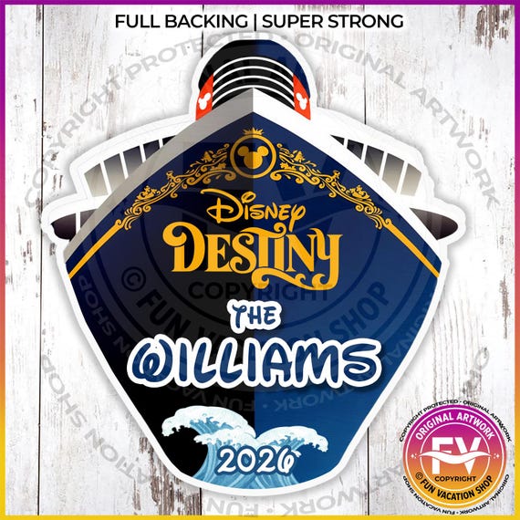 Disney Cruise Door Magnet Disney Ship | Personalized Disney