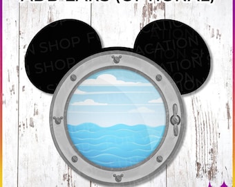 Disney Cruise dörrmagnet med valfria öron | Disney Cruise dörrmagnet för Treasure Destiny Dream Fantasy Magic Wonder
