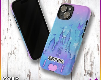 Personalized Custom Disney Phone Case | iPhone Samsung Pixel Tough Case | Disney Vacation Gift Idea