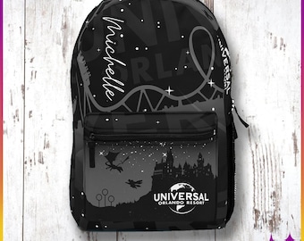 Custom Universal Studios Backpack | Personalized Family Trip Orlando Florida Vacation Gift