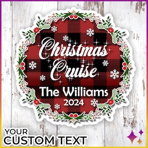 Christmas Cruise Door Magnets | Royal Caribbean Disney Norwegian Christmas Cruise Magnet Door Decor Sign | Christmas Cruise Gift