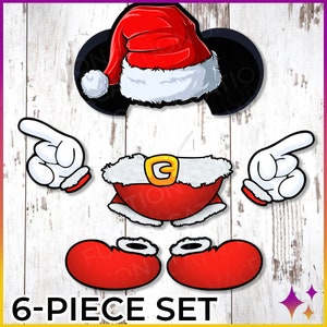 Kerstcruise Mickey Disney Cruise-deurmagneetset | Kerst Disney Cruise Magneten Very Merrytime Christmas Cruise Deurmagneet Decor