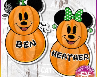 Halloween Disney Cruise Door Magnet Pumpkin Mickey Minnie | Disney Halloween  Cruise Door Magnet | Disney Pumpkin Cruise Door Decorations