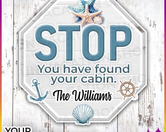 Cruise Door Magnets Funny Stop You Have Found Your Cabin | Personalized Royal Caribbean Disney Norwegian Cruise Door Magnets | Cruise Gift