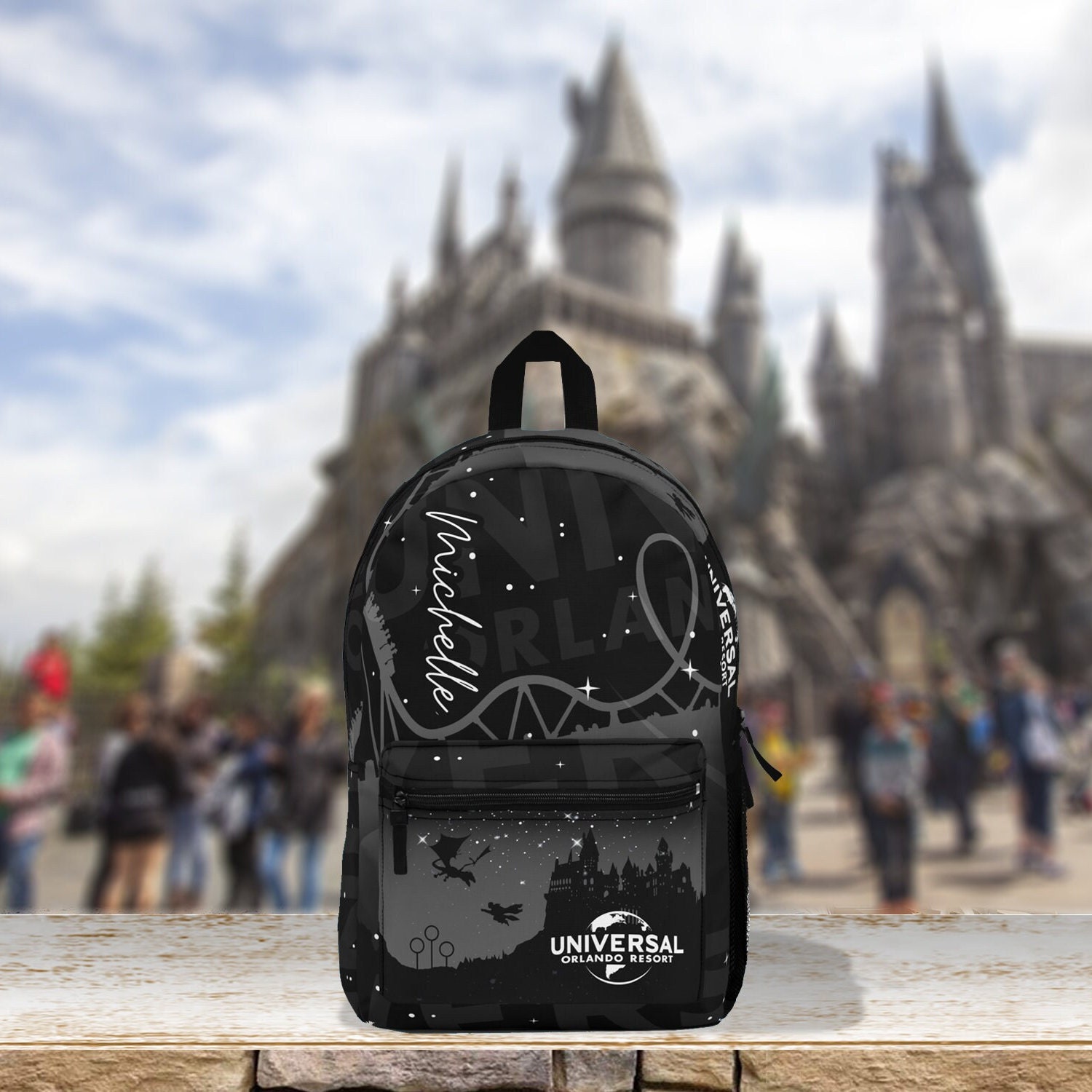 Universal Studios Backpack w/ Zipper Closure . Orlando Florida . New w/o Tag New merch has Arrived at Universal Studios Hollywood very OG  main image 4