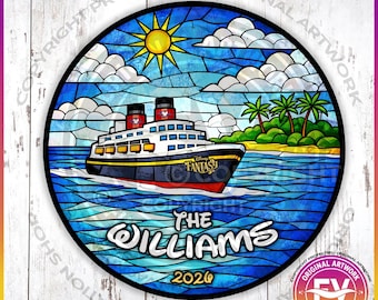 Disney Cruise Magneet Deurbordje voor elk Disney-schip | Gepersonaliseerde XL Cruise Deurmagneet Fantasy Destiny Treasure Believe Wish Magic Adventure