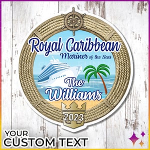 Cruise Door Magnets Royal | Personalized Royal Cruise Caribbean Door Magnet Sign | Cruise Door Magnet Cruise Gift