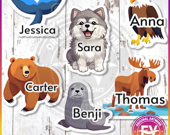 Cruise Door Magnets Alaska | Personalized Disney Cruise Alaska Animal Cruise Door Magnets Royal Norwegian Celebrity | Alaska Cruise Gift