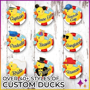 Cruise Door Magnets Ducks | Personalized Cruise Duck Royal Disney Cruise Door Decor | Anniversary Ducks | Rubber Duck Design Cruise Magnets