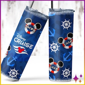 Personalized Disney Cruise Tumbler | Disney Cruise Line Tumbler Cup | Custom Disney Cruise Cup | First Disney Cruise Gift Bag Idea