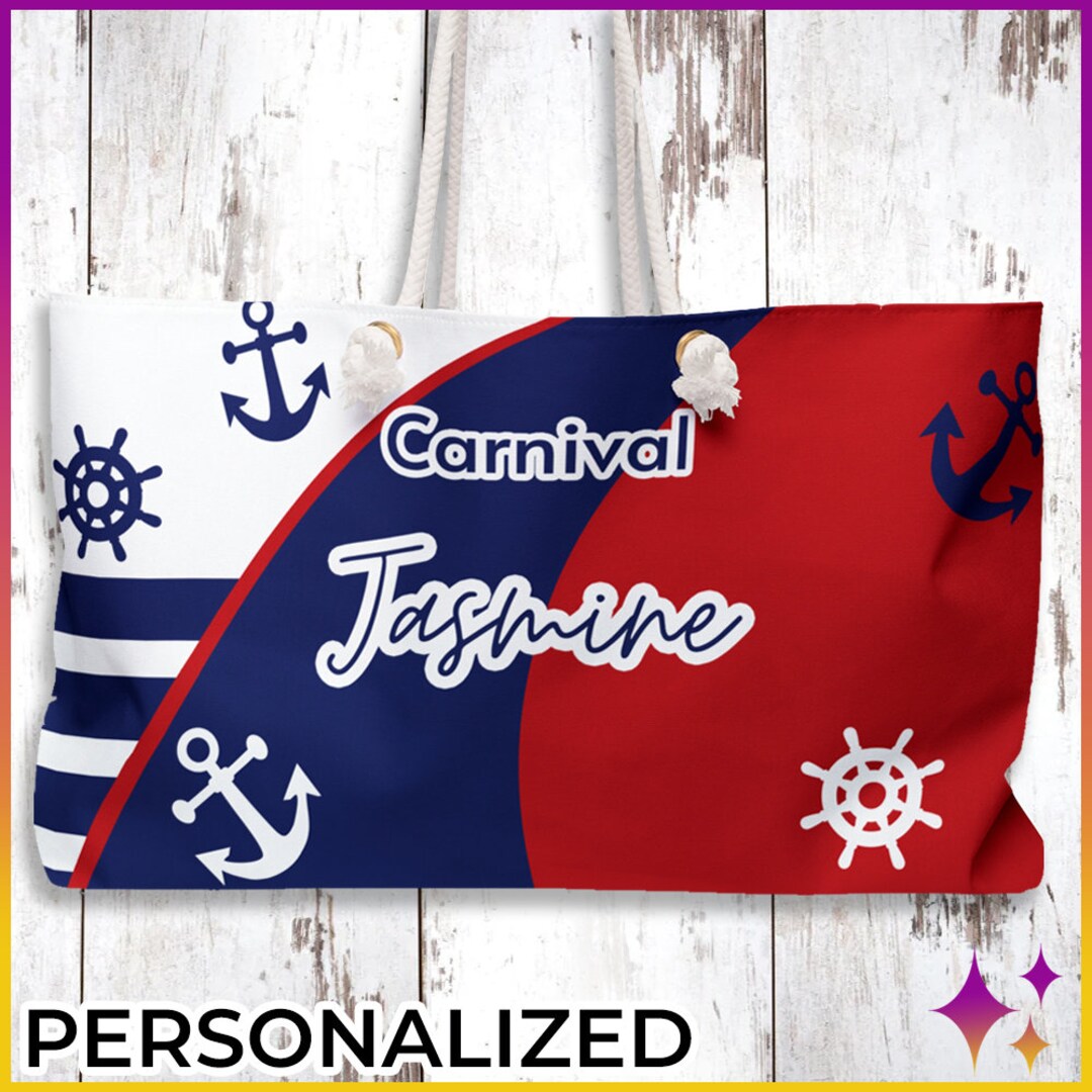 Carnival Cruise Gear Bag Carnival Cruise Beach Bag Custom Personalized