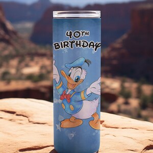 Personalized Donald Disney Park Disney Cruise Tumbler Cup Disney World Cup Disneyland Cup Disney Park Family Vacation Trip Gift