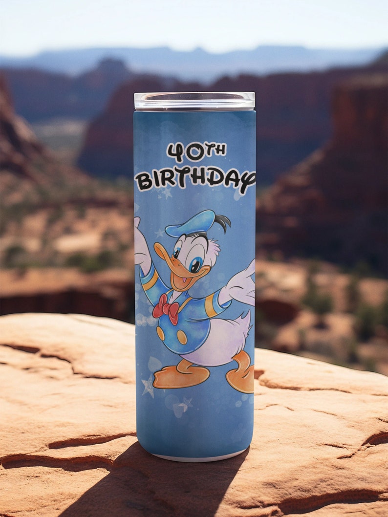 Personalized Donald Disney Park Disney Cruise Tumbler Cup Disney World Cup Disneyland Cup Disney Park Family Vacation Trip Gift