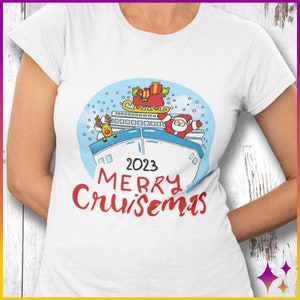 Cruiseshirt Merry Cruisemas Kerstcruiseshirt | Custom cruiseshirts familie | Kerstcruisecadeau | T-shirt kerstcruise