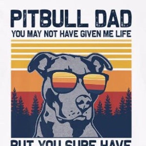 Proud Pitbull Dad Men's Printed T-Shirt - Celebrate Your Canine Companion!  » ThinkMafia Clothing