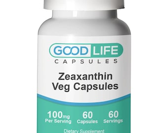 Zeaxanthin 100mg Vegan Capsules All Natural Supplement