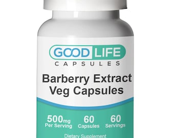 Barberry Extract 500mg Vegan Capsules All Natural Supplement
