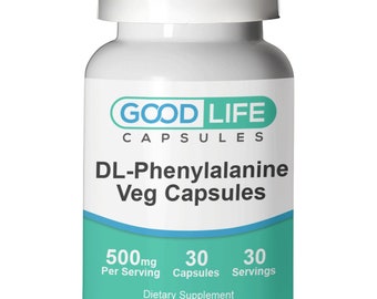 DL-Phenylalanine 500mg Vegan Capsules All Natural Supplement