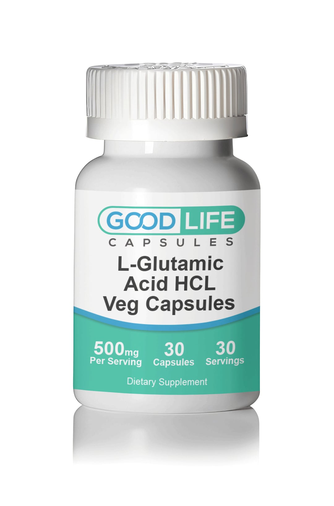 Lglutamic Acid HCL 500mg Vegan Capsules All Natural Supplement Etsy