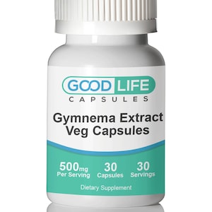 Gymnema Extract 500mg Vegan Capsules All Natural Supplement