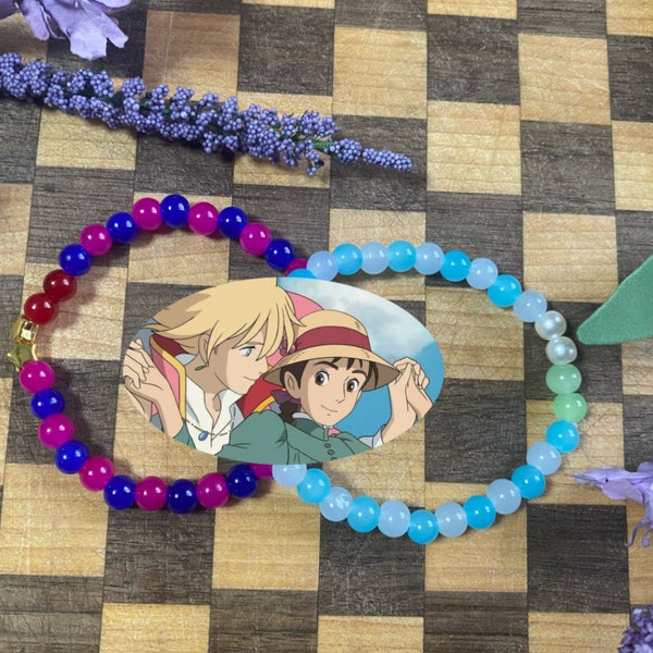 Anime Ghibli Howl’s Moving Castle Howl and Sophie Inspired Friendship Bracelets | Couple Bracelets | Matching Bracelets