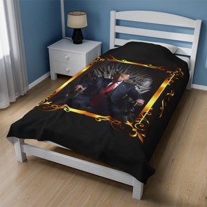 Trump of Thrones Velveteen Plush Blanket