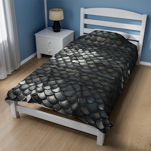 Scale mail Velveteen Plush Blanket