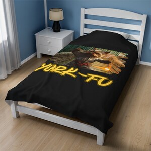 York-Fu Velveteen Plush Blanket