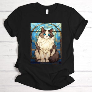 Cat Lover Shirt, Ragdoll Cat, Cat T Shirt, Cat Lover TShirt, Animal Lover Shirts, Crazy Cat Lady Tee, Cat Owner T-Shirt, Cadeau voor haar
