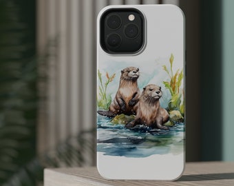 River Otters MagSafe Tough Cases, compatibility with Apple MagSafe accessories, Apple phone cases