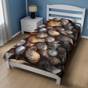 Seashells Velveteen Plush Blanket