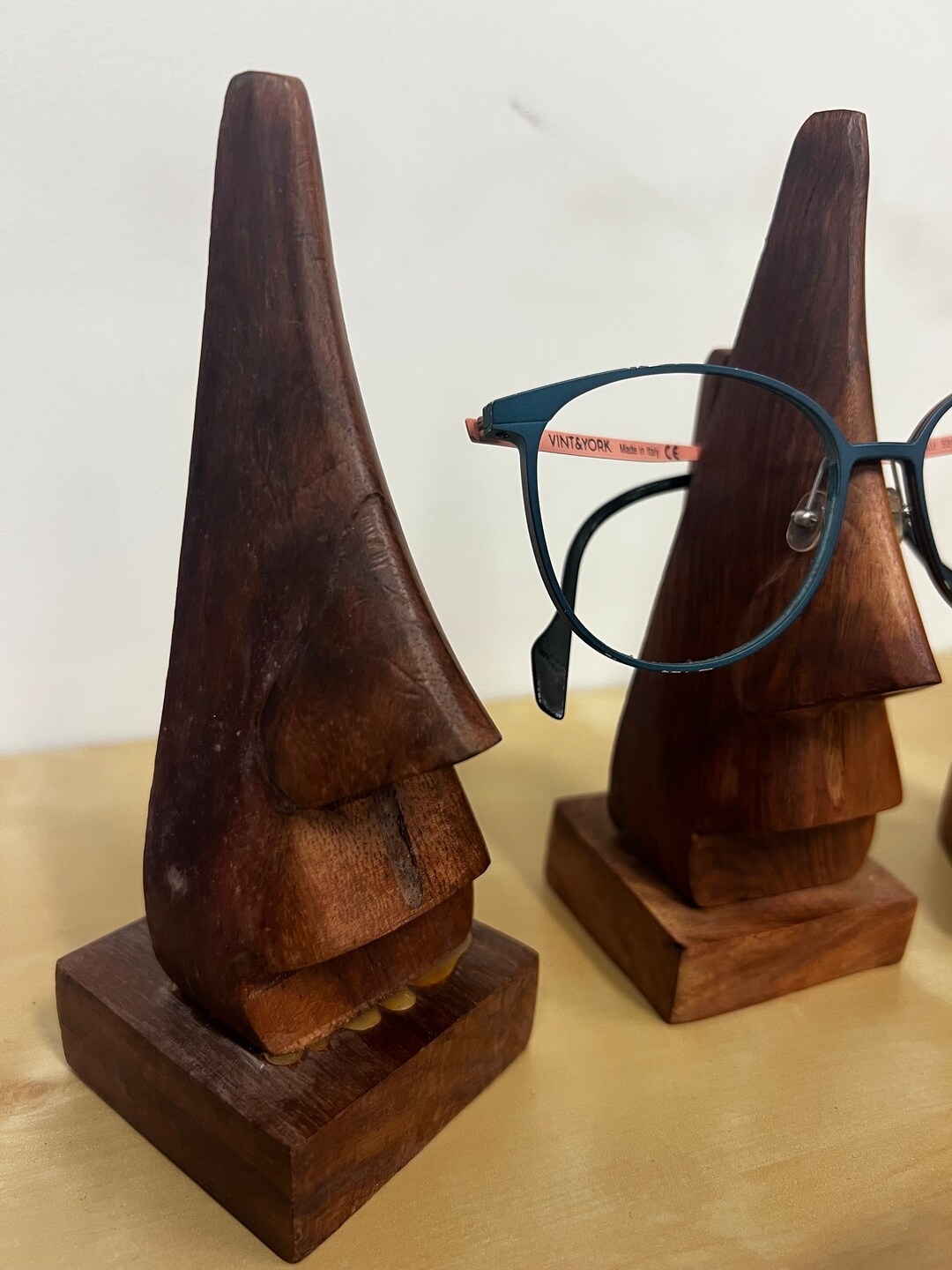 Wood Glasses Holder Nightstand Eyeglass Stand Etsy