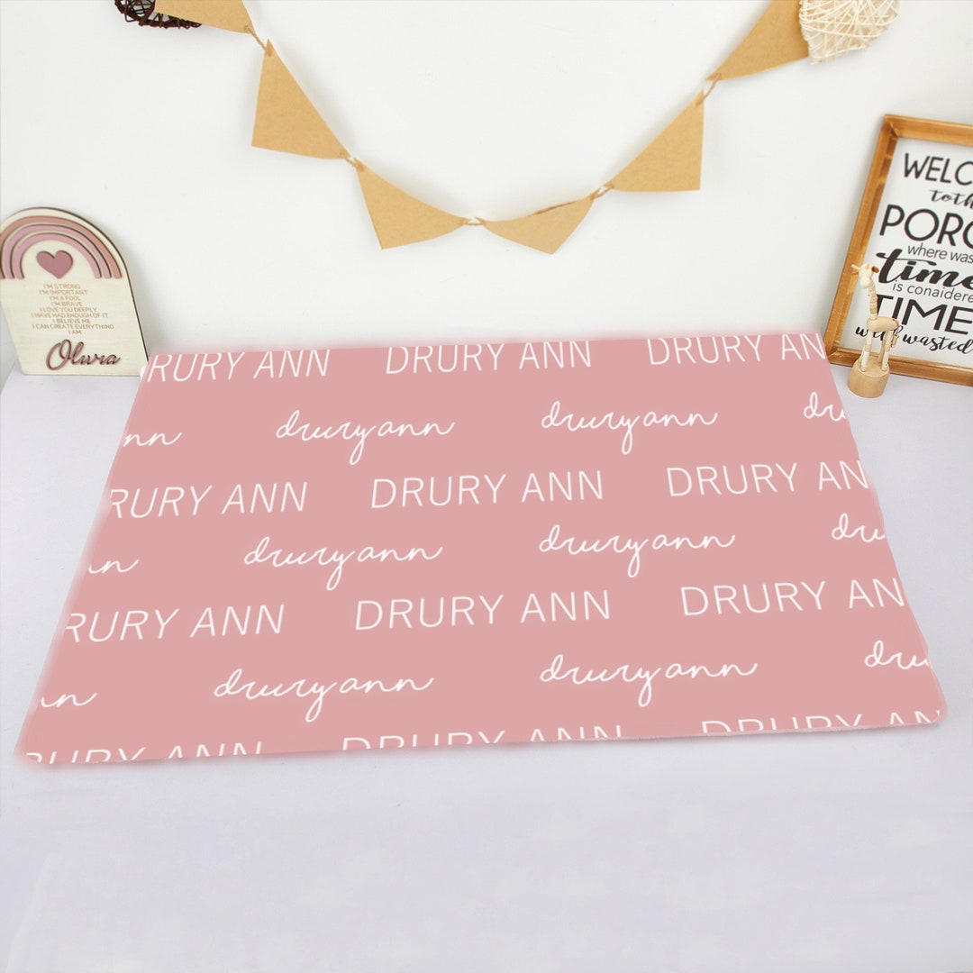 Custom Name Blanket, Personalized Baby Name Blanket, Newborn Name