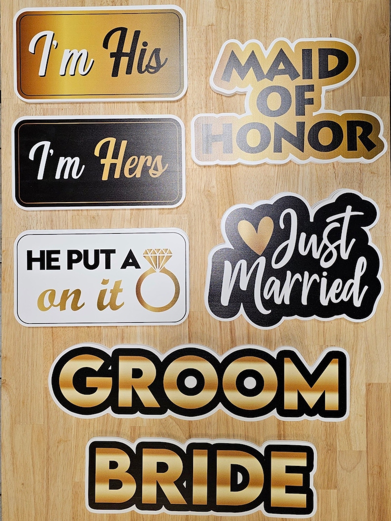 Photo Booth Prop Signs Etsy