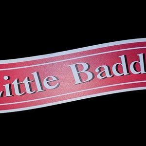 Photo Booth Prop Signs Little Baddie