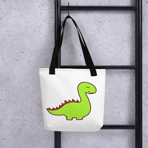 Cute Dino Tote Bag