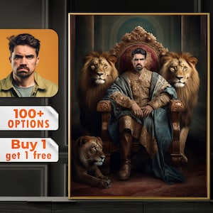 Custom Royal Portrait from Photo | Renaissance Portrait | Custom Men Women Portrait | Royal Portrait | Human Portrait | Historical Portrait