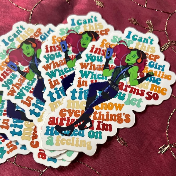 Gamora Dancing Vinyl Sticker (MCU)