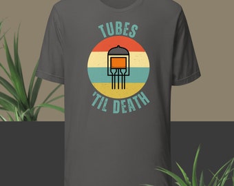 Tubes 'Til Death - Guitar Tubes funny Mens shirt