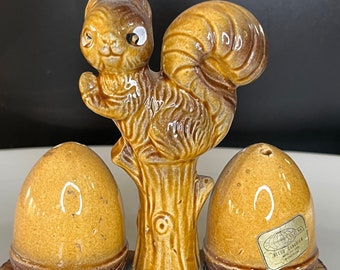 ヴィンテージ 50 年代 ミニチュア リス 陶器 置物 かわいい レトロ