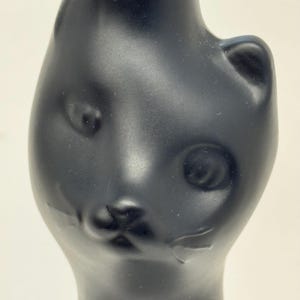 Cat Bottle German Wine Empty Bottle Vase Glass Wine Decanter Bottle Vintage Painted Happy Cat Glass Riesling Bottle l