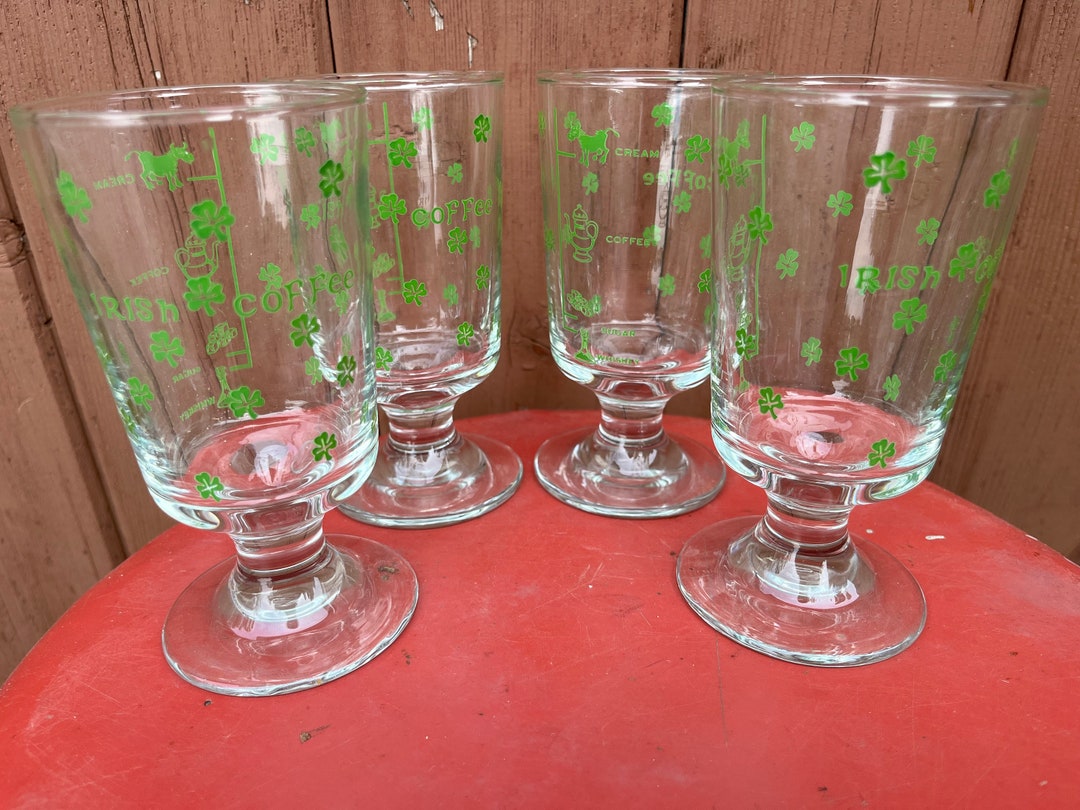 Irish Coffee Glasses Beverage Glasses Coffee Cup Stemware Footed