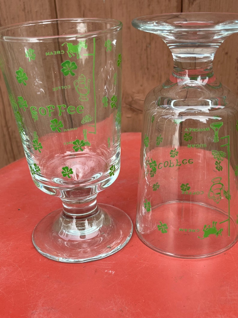 Irish Coffee Glasses Beverage Glasses Coffee Cup Stemware Footed