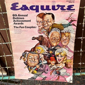 Esquire Vintage Magazine January 1967 Edition The Magazine For Men
