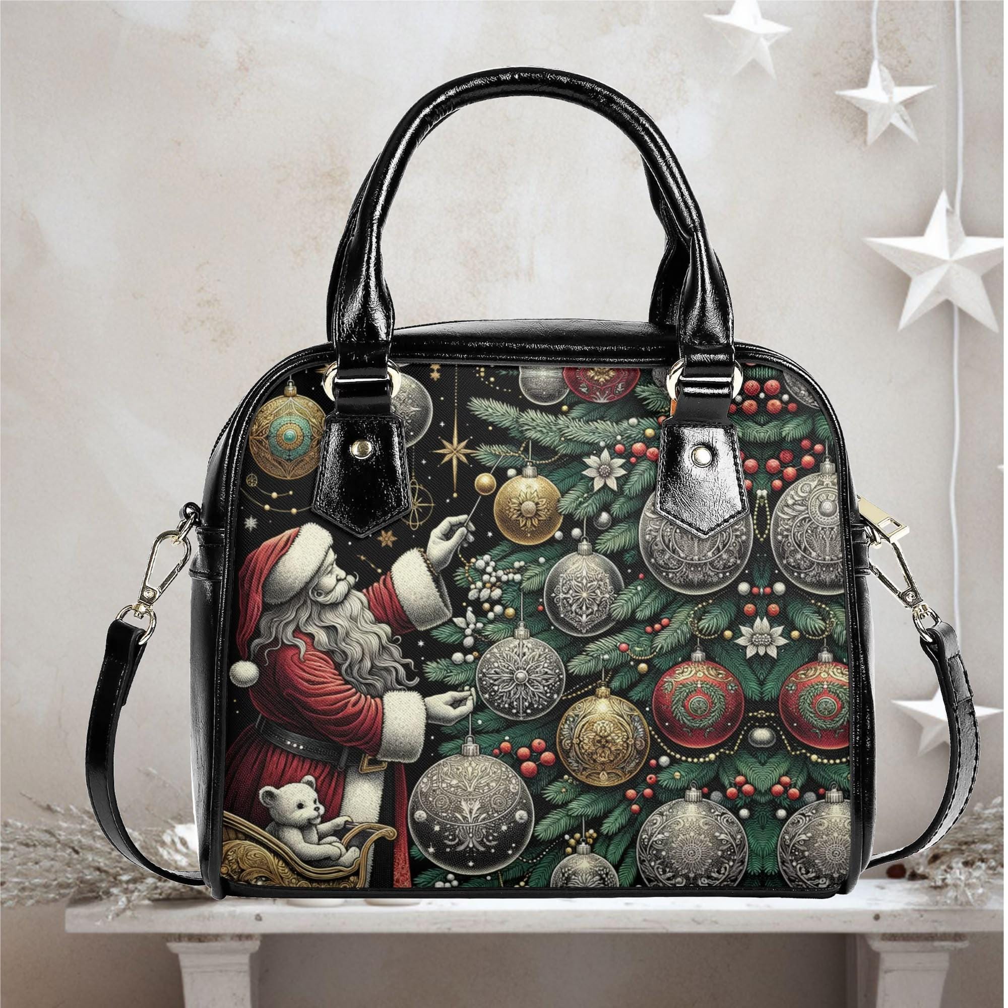 クリスマスショルダーハンドバッグ ホリデーショルダーバッグ クロス