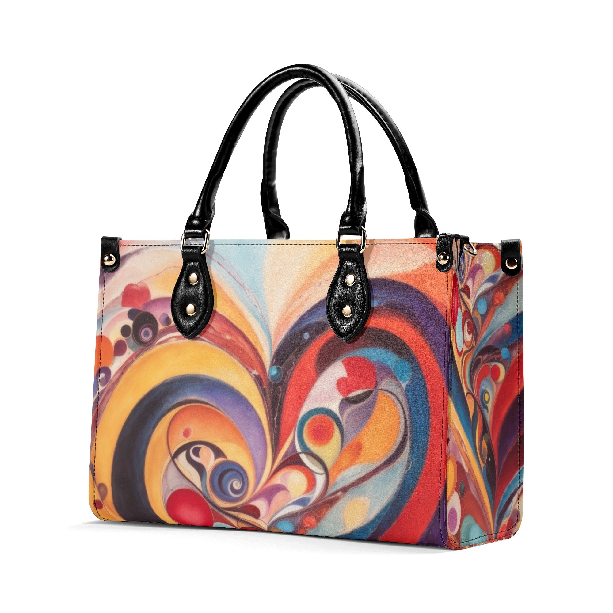 Discover Papillons Coloré Sac En Cuir